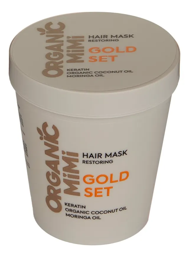 MASKA ZA OBNAVALJENJE KOSE GOLD SET 200ML ORGANIC MIMI ORGANIC MIMI
