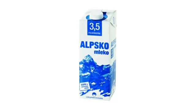 MLEKO TRAJNO ALPINE MILK 3.5% 1L SOMBOLED ALPSKO