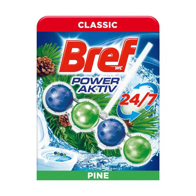 Wc osvezivac Bref Power Active pine 50g Bref