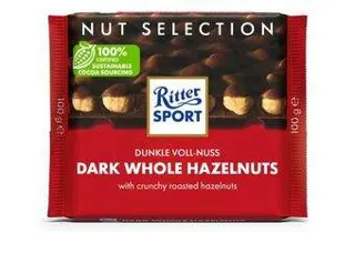 Cokolada crna sa les.Ritter Sport 100gr