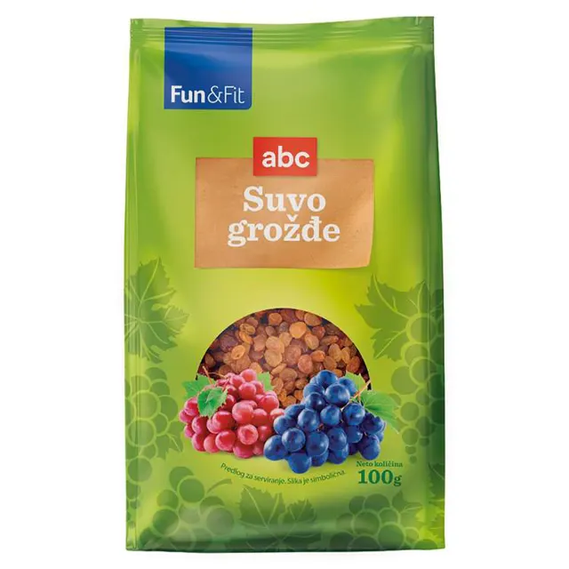 Suvo grozdje ABC 100g ABC