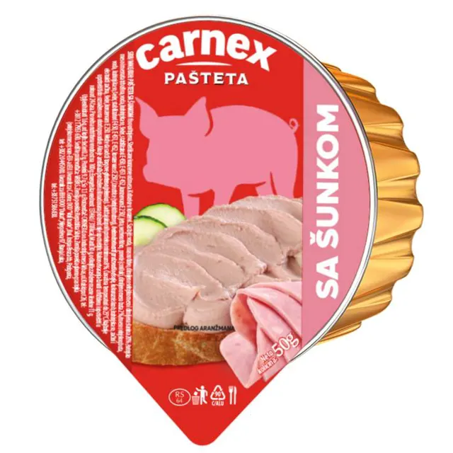 Pasteta sunka 0050 Carnex 20 Carnex DOO Industrija mesa Vrbas