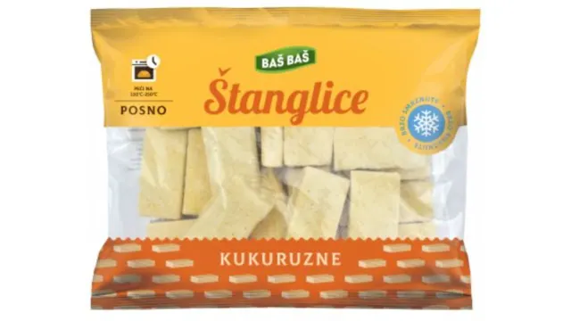 SMRZNUTE ŠTANGLICE KUKURUZNE BAŠ BAŠ 900G BAS BAS