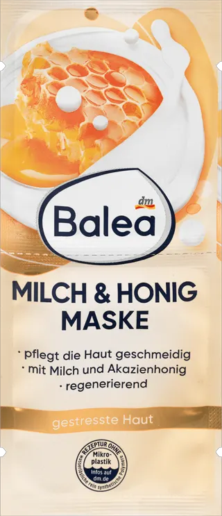 Balea maska za lice med i mleko 2x8ml
