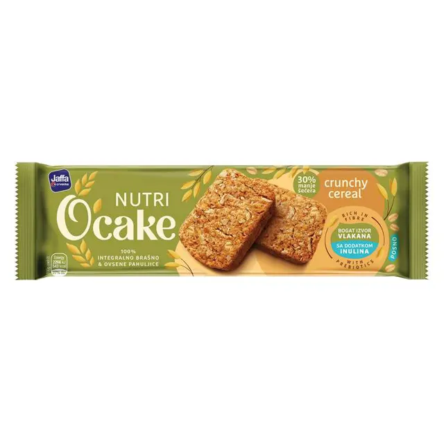 Keks integralni crunchy cereal 115g O`Cake