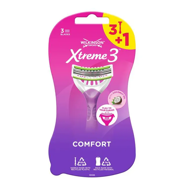 Brijaci Wilkinson Xtreme3 Beauty 3+1 1 g Wilkinson