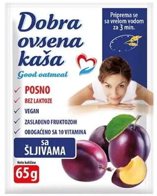 DOBRA OVSENA KASA 65g SLJIVA