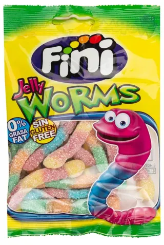 BOMBONE GUMENE FINI PIZZY WORMS 90G SANCHEZ