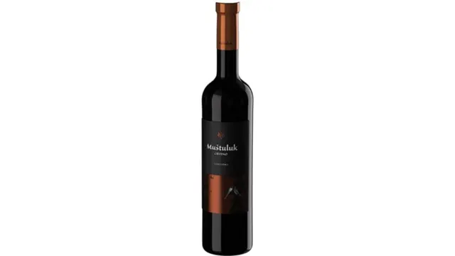 Vino crveno Mustuluk 0,75l Vinoprodukt Coka