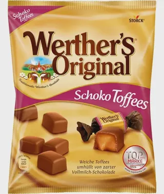 KARAMELE WERTHER'S CHOKOLATE TOFFE 120G