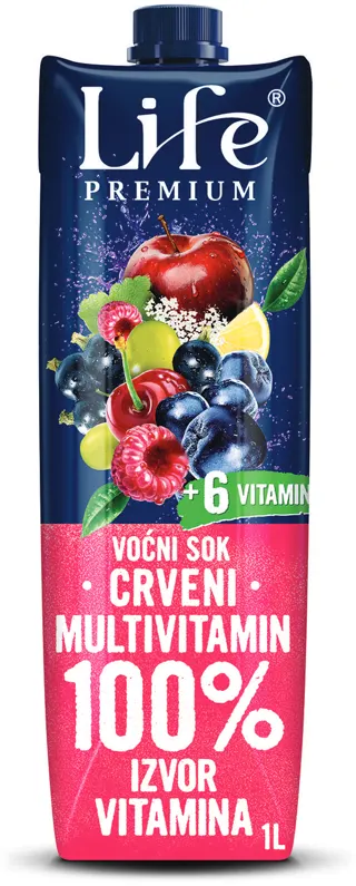 Life premium crveni multivitamin 1L Nectar