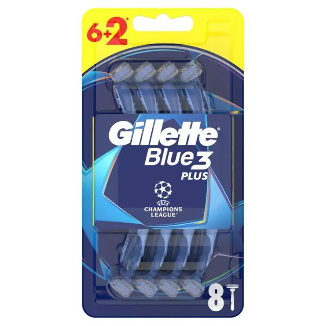 BRIJAČ GILLETTE BLUE 3 6+2 P&G GILETTE