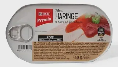 Fileti Haringe u parad.sosu Maxi 170g Maxi