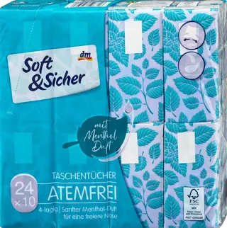 Soft&Sicher pap. mar. 4-sl. men.24x10kom