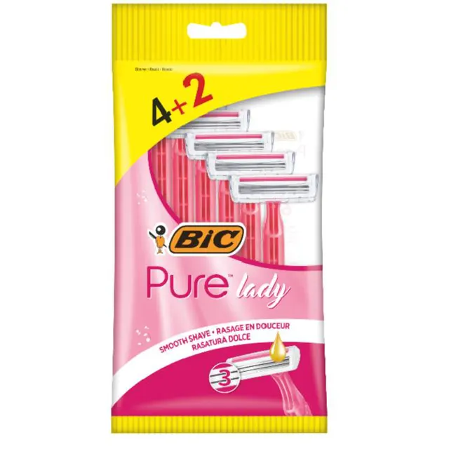 BiC Pure3 lady pink brijač 4+2 2 kom BiC
