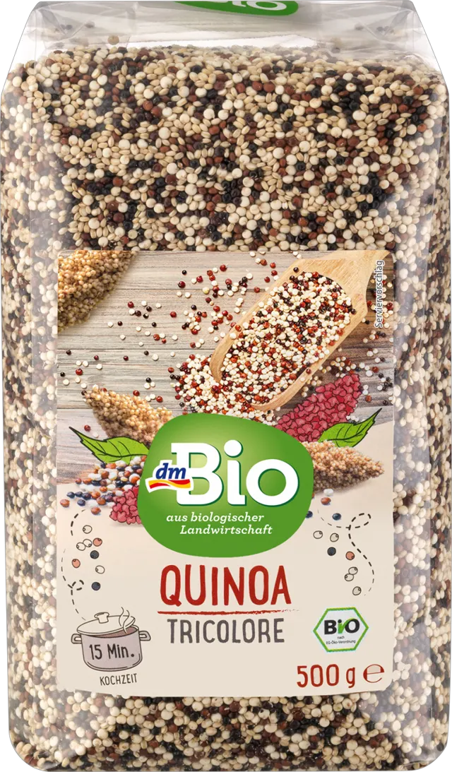 dmBio kinoa 3 vrste 500g dmBio