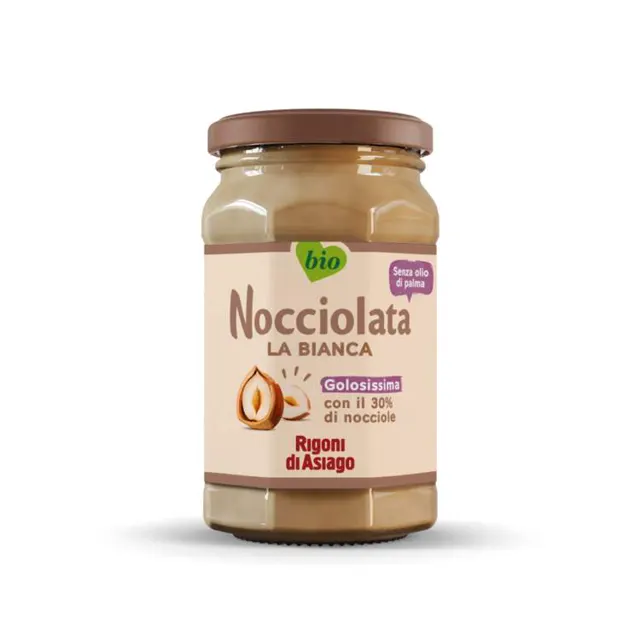 Nocciolata bio lešnik krem beli 250g Nocciolata