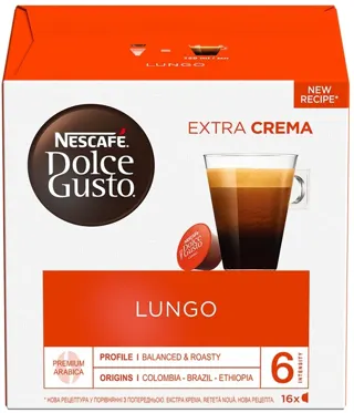 NESCAFE DG LUNGO 16CAP 89.6GR