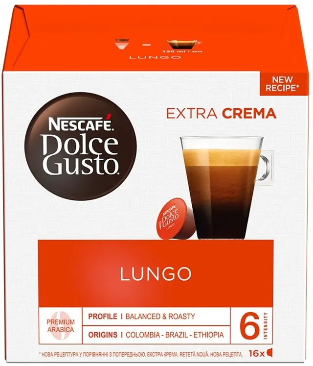 KAFA KAPS NESCAFE DG LUNGO 16/1