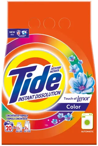 DETERDŽENT ZA VEŠ LENOR TOUCH 20PR TIDE 1.5KG