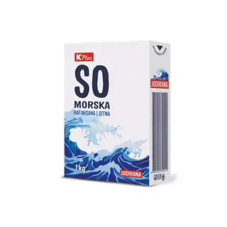 SO MORSKA RAFINISANA 1KG K PLUS