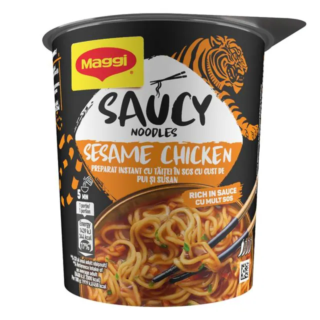 Nudle Saucy-Susam,chicken casica 75g Maggi