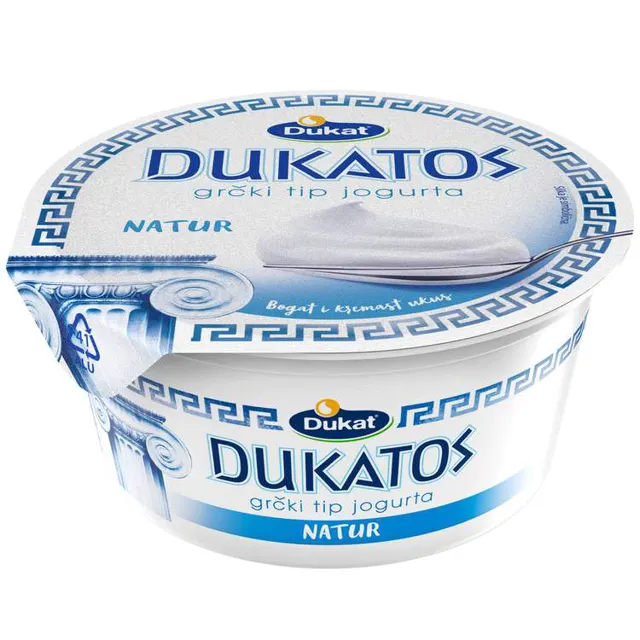 Jogurt cvrsti 9.7%mm Dukatos 150g Dukat