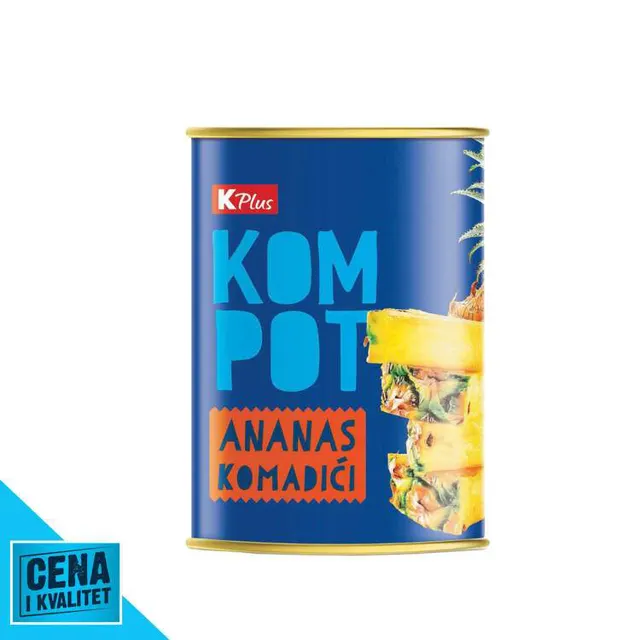 KOMPOT ANANAS KOMADIĆI 565G GG GARDEN GOOD