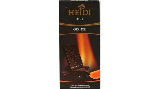 Cokolada crna Orange Heidi 80g Heidi