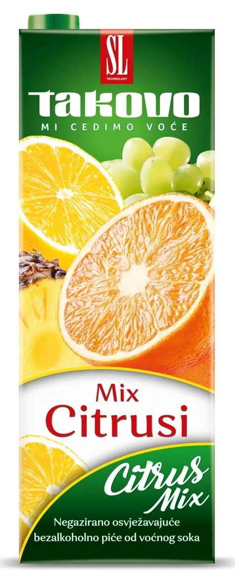 Sok OBP mix citrusi 15% 1500 Takovo 8 15 l SWISSLION