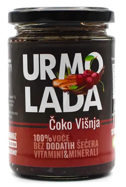 NAMAZ ZDRAV URMA I ČOKO VIŠNJA 350 GR URMOLADA URMOLADA