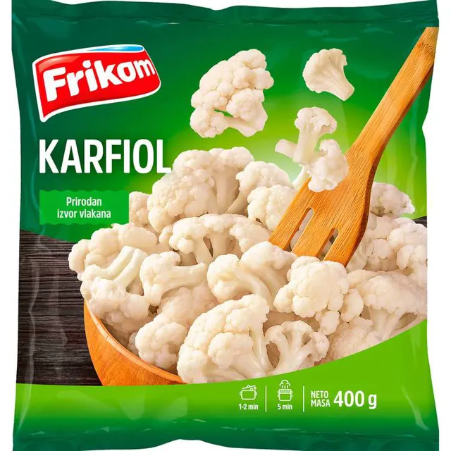 karfiol smrznuti 400g frikom FRIKOM