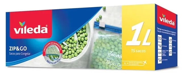 172194 VILEDA ZIP&GO KESE ZA ZAMRZIVAC 1L 15/1 VILEDA