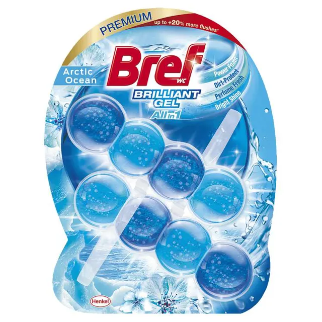 Bref BRILLIANT GEL Ocean WC osvež.2x42g Bref