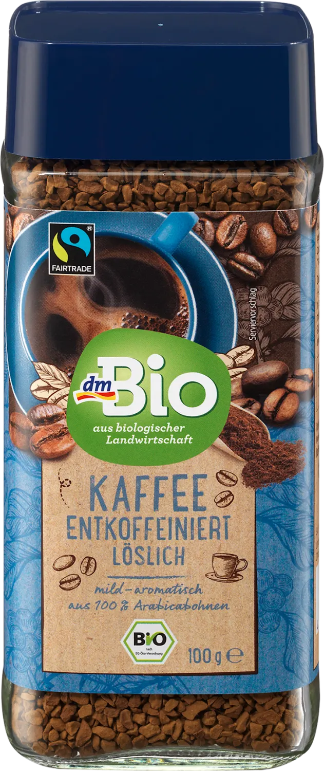 dmBio instant kafa bez kofeina 100g dmBio