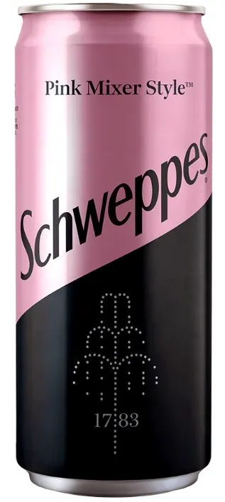 Schweppes Pink Tonic Water 0.33l Limenka