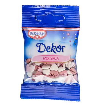 Dekorativni mix srca Dr.Oetker 10g Dr Oetker