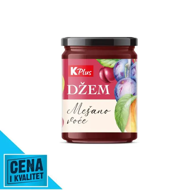 DŽEM OD VOĆNE MEŠAVINE 680G K PLUS K PLUS