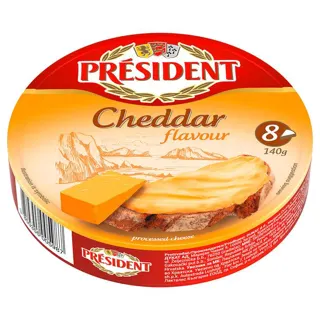 Sir topljeni Cheddar President 140g