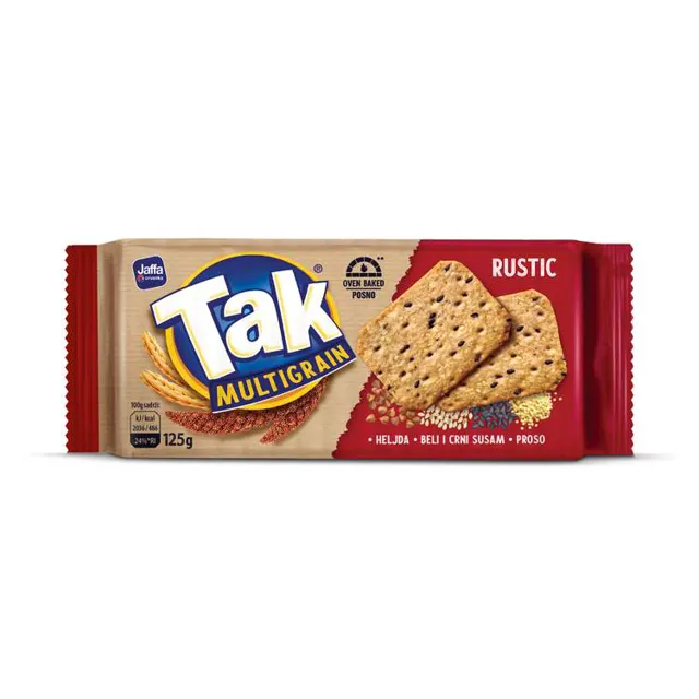 Kreker Tak Multigrain Rustic 125g Tak