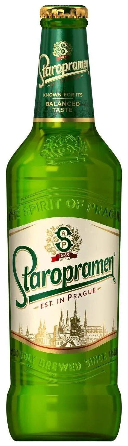 Staropramen pivo svetlo staklo 330 ml STAROPRAMEN