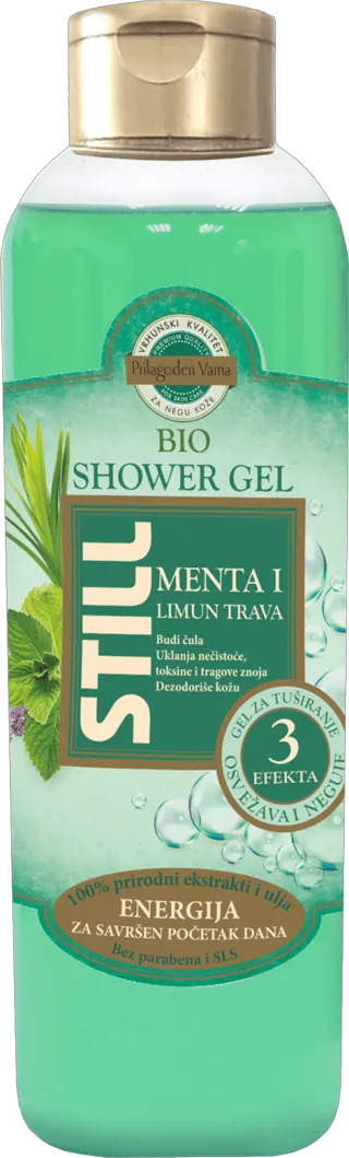 Gel za tusiranje STILL BIO 0500 Menta i Limun trava