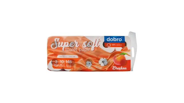 DOBRO TOALET PAPIR SOFT BRESKVA 3SL 10/1