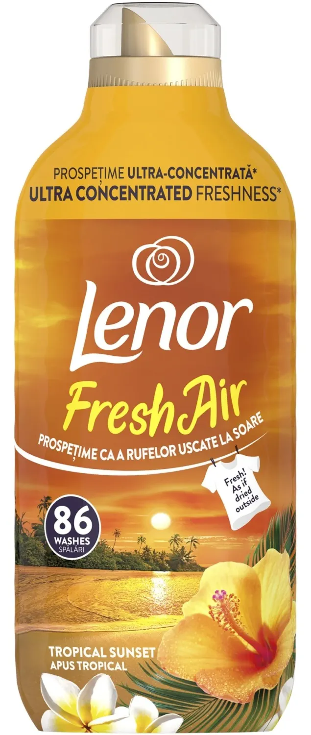 OMEKŠIVAČ LENOR FRESH AIR TROPICAL SUN 1204 ML 86 PRANJA P&G LENOR