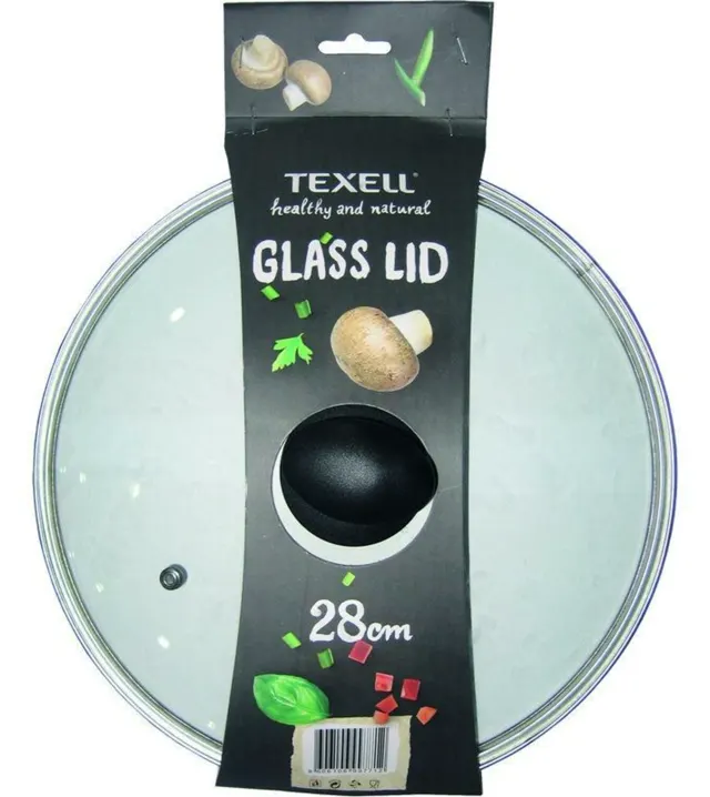 Poklopac 28cm stakleni Texell TGL-28 TRNAVA PROMET DOO KRAGUJEVAC