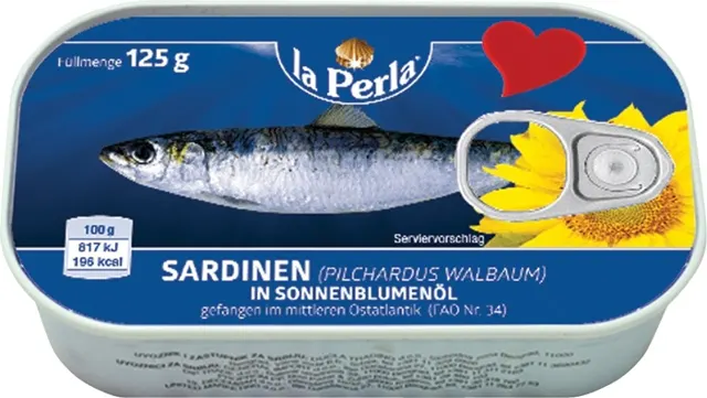SARDINA U BILJNOM ULJU 125gr MARE EURO 2001 DOO