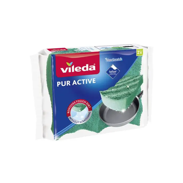 Sundjer abrazivni 2/1 PURACTIVE Vileda Vileda
