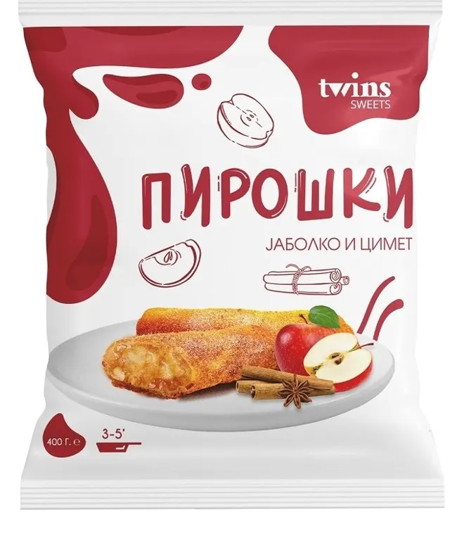 PIROSKE POH.JABUKA I CIMET NAD.400G TWIN TWINS