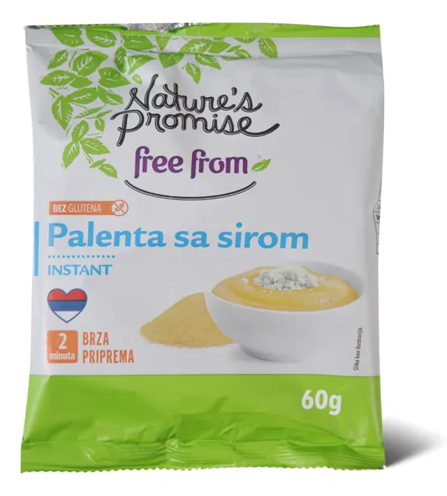 Instant palenta NP GF 60g Nature's Promise