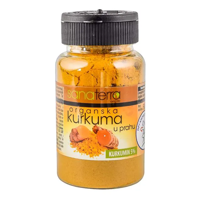 Sanaterra organska kurkuma u prahu 50g Sanaterra